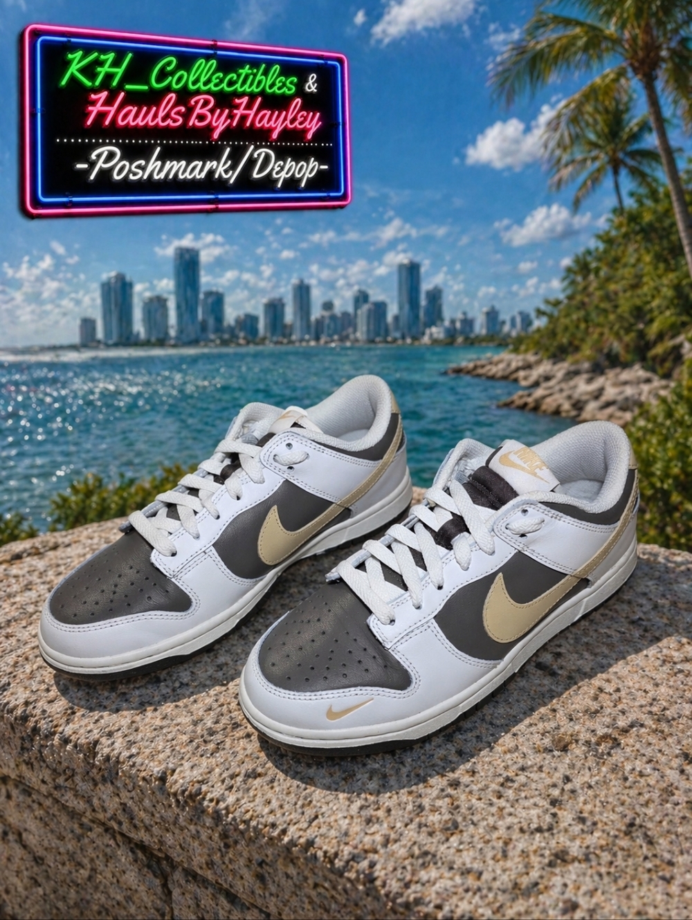 Nike Dunk Low Sesame Ironstone - HM9655-001 - Women's 7 NWOT - Picture 2 of 9